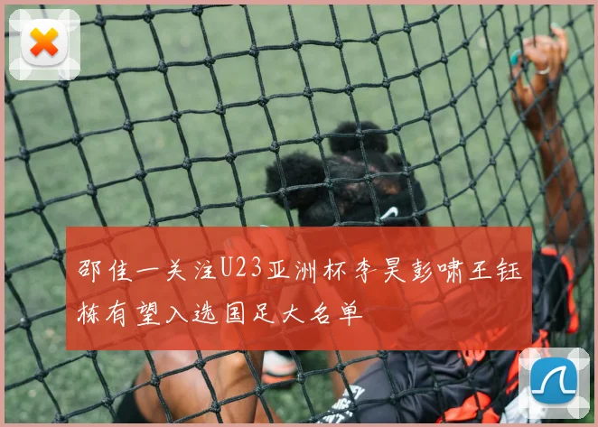 邵佳一关注U23亚洲杯李昊彭啸王钰栋有望入选国足大名单